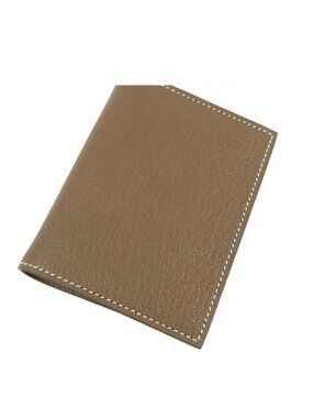 Hermes Agenda PM Etoupe Silver Chevre Cover